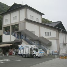 ロープウェイ乗り場です。