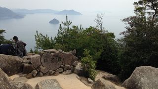 瀬戸内海の島々が見下ろせる絶景