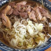 お出汁もお蕎麦も美味しい