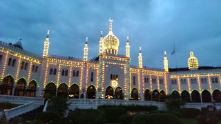 夜のライトアップがかわいい