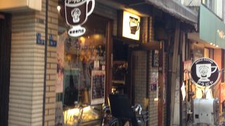 難波の老舗コーヒー店