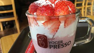 フローズンヨーグルトが絶品♪