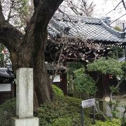 静かな環境にある天台宗のお寺