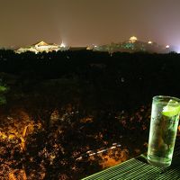 故宮博物院と景山公園の夜景