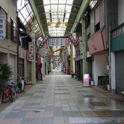 新宮市内では唯一のアーケード商店街