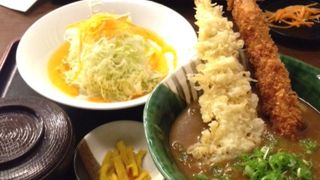 カレーうどんが有名