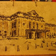 珈琲豆で描いた絵