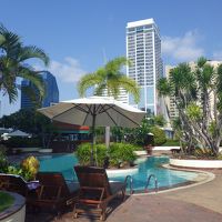 雰囲気の良いこじんまりとしたプール