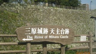 本丸跡地とその内堀の一部がのっています。