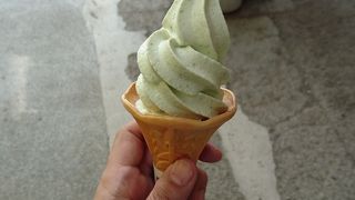 ワサビソフトクリームは子供でも抵抗なく食べられそう