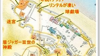 ヤシュチラン遺跡の詳細地図