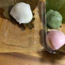 三種類のかしわ餅