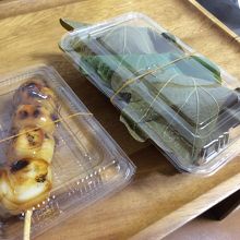 みたらしだんごとかしわ餅