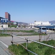 JR小樽築港駅からすぐに行ける海を楽しめる公園
