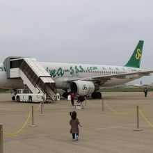 茨城空港の乗り込み時