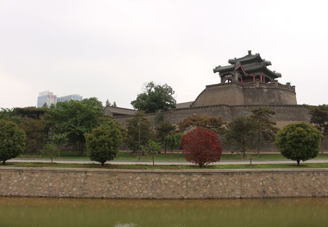 都市公園（叢台公園）の中にあります。なかなか見事です。