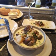 定番のクラムチャウダー