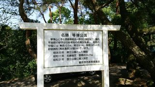 琴ひき公園。何とも素敵な名前の公園です！