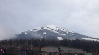 富士山が間近に見えます
