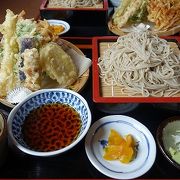 天麩羅も蕎麦も多い　