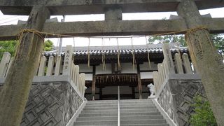 急な石段を登るのでご注意ください