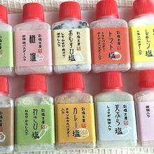 自宅用に色んな味のお塩を購入