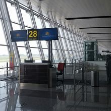 出発ゲートの風景