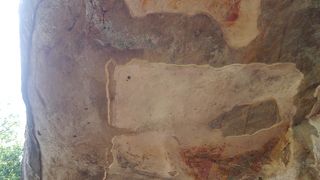 シーギリヤロックを下った所