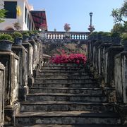 国立博物館の展示物と応接室からの眺めが素晴らしい