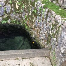 育徳泉、静水が湧いていました。