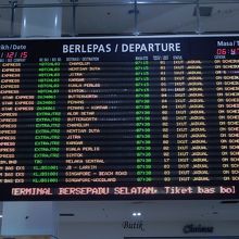 空港のような出発便一覧表示