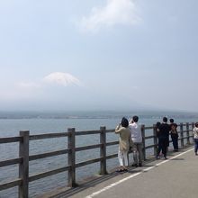 富士山が大きく見えます