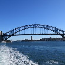 フェリーの上から