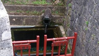 王宮の飲み水として使われた
