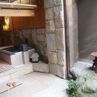 部屋にある露天風呂