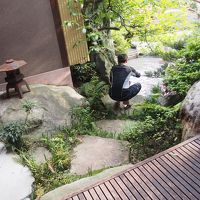 部屋にある小さいお庭