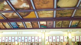 湊川神社の拝殿の天井奉納画は一見の価値ありです