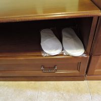 今回の旅では唯一スリッパが用意されていました