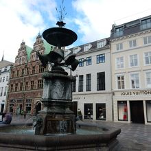 ストロイエ途中にある広場