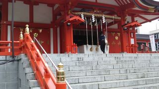 ひっそりとしていました