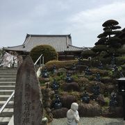 江戸時代創建の景色のきれいなお寺