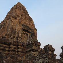 最上階の尖塔の一つ