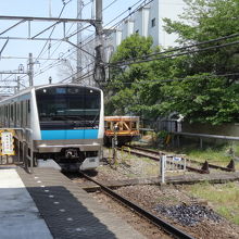 京浜東北線と根岸線は一体化している