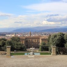 ピッティ宮殿とフィレンツェ市街