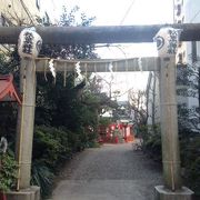 合羽橋の近くの神社
