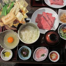近江牛肉すき焼き御膳
