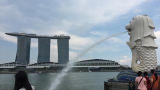 今回は水を吹いていました！