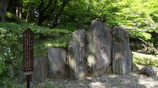 遠慮がちな非常に小ぢんまりした 屏風岩 です