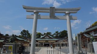 広島城近くの神社