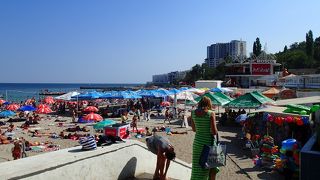 オデッサ近くのビーチ